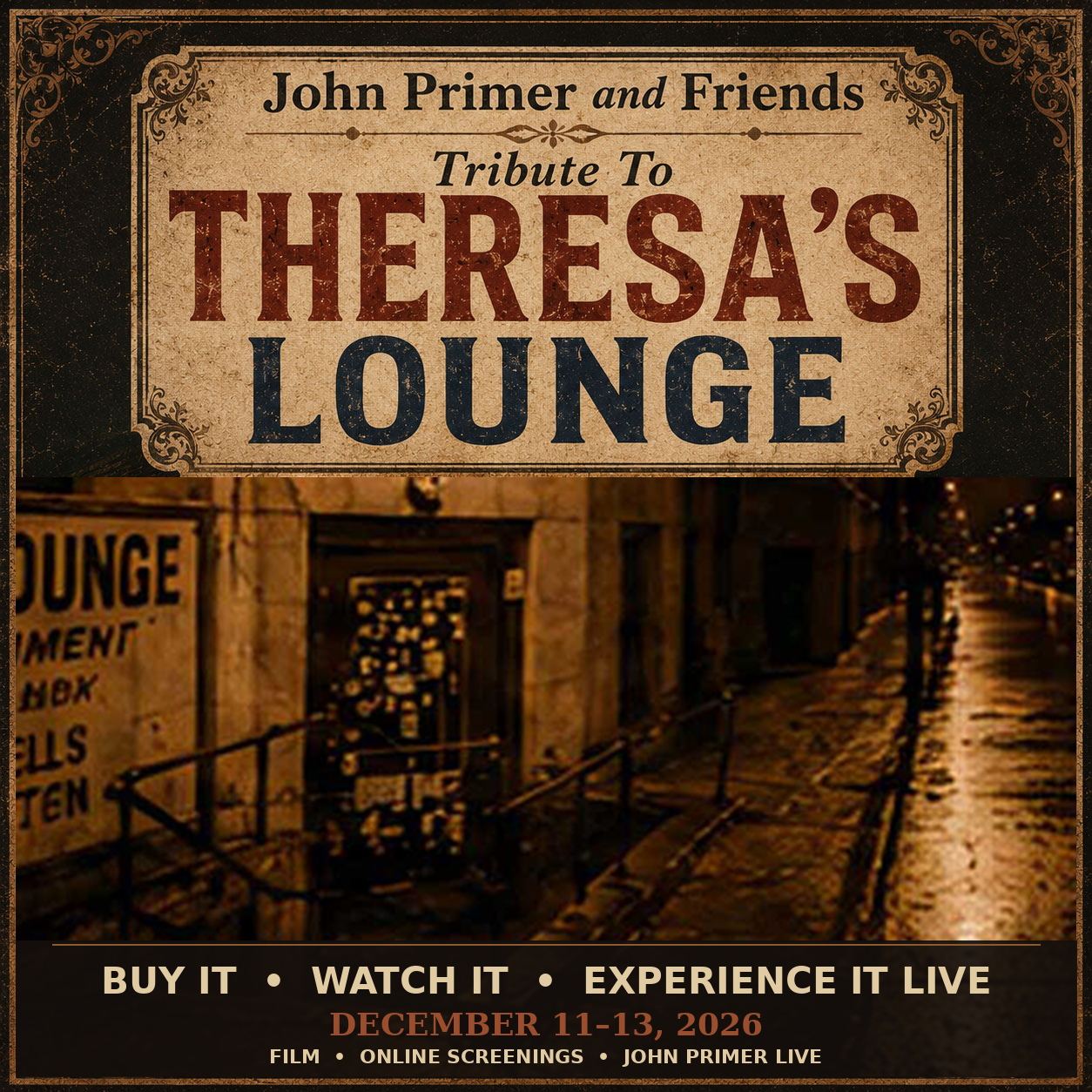 Watch or buy the film Theresa's Lounge - The Basement That Built The Blues